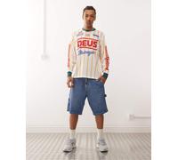 Deus Ex Machina - Route One Moto - T-shirt a maniche lunghe bianca-Bianco XS
