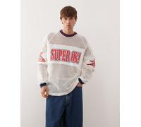 Deus Ex Machina - Staff Party - Maglia a maniche lunghe pesante bianca-Bianco XL