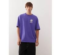 Deus Ex Machina - Strata - T-shirt oversize viola scuro L