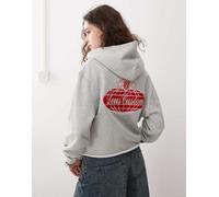 Deus Ex Machina - Thunder - Felpa grigia con cappuccio-Grigio XS