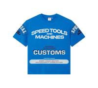 Deus Ex Machina, ,Tops ,Uomo ,Blu ,L Flohmarkt Oversized Tee