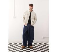 Deus Ex Machina - Vacay - Camicia in denim a righe-Blu XL