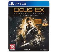 DEUS EX MANKIND DIVIDED DAY ONE STEELBOOK EDITION SONY PS4 NUOVO SIGILLATO