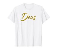 Deus Latin - Parola latina minimalista per la storia Maglietta