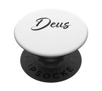 Deus Latin - Parola latina minimalista per la storia PopSockets PopGrip Adesivo