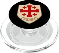 Deus Lo Vult - Croce di Gerusalemme - Templare PopSockets PopGrip per MagSafe