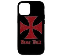 Deus Vult - Casco Templerorden Croce di San Templo Custodia per iPhone 12/12 Pro