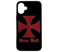 Deus Vult - Casco Templerorden Croce di San Templo Custodia per iPhone 16 Plus