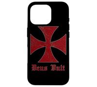 Deus Vult - Casco Templerorden Croce di San Templo Custodia per iPhone 16 Pro