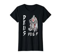 Deus Vult Cavaliere Templare Maglietta con Stampa Grafica Economica