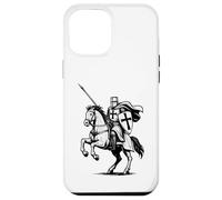 Deus Vult, crociato medievale a cavallo leggenda cattolica Custodia per iPhone 12 Pro Max