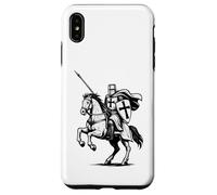 Deus Vult, crociato medievale a cavallo leggenda cattolica Custodia per iPhone XS Max