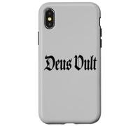 DEUS VULT DIO VOLONTÀ IL TEMPLAR DI CAVALIERI DI FRASE LATINA Custodia per iPhone X/XS