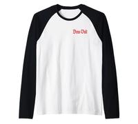 DEUS VULT DIO VOLONTÀ IL TEMPLAR DI CAVALIERI DI FRASE LATINA Maglia con Maniche Raglan