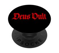 DEUS VULT DIO VOLONTÀ IL TEMPLAR DI CAVALIERI DI FRASE LATINA PopSockets PopGrip Adesivo