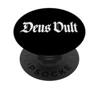 DEUS VULT DIO VOLONTÀ IL TEMPLAR DI CAVALIERI DI FRASE LATINA PopSockets PopGrip Adesivo