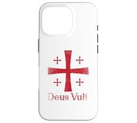 Deus Vult Dio vuole Cavaliere Templare Latino Custodia per iPhone 16 Pro