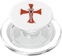 Deus Vult Dio Vuole Esso Crociata Cavaliere Medioevo PopSockets PopGrip per MagSafe