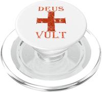 Deus Vult Dio Vuole Esso I Crociata Medioevo Templare Croce PopSockets PopGrip per MagSafe
