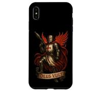 Deus Vult: epico cavaliere del tempio cristiano - crociato Custodia per iPhone XS Max