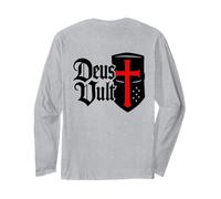 Deus Vult! - Guerriero Cristiano cattolico di Cristo Maglia a Manica