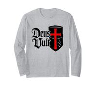 Deus Vult! - Guerriero Cristiano cattolico di Cristo Maglia a Manica