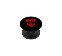 DEUS VULT: simbolo della croce cattolica di Gerusalemme PopSockets PopGrip Adesivo