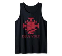 Deus Vult T-Shirt Cavalieri Templari Crociati Chiesa Canotta