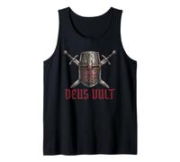 Deus Vult T-Shirt Cavalieri Templari Crociati Chiesa Canotta