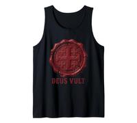 Deus Vult T-Shirt Cavalieri Templari Crociati Chiesa Canotta