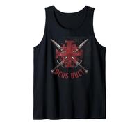 Deus Vult T-Shirt Cavalieri Templari Crociati Chiesa Canotta