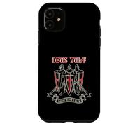 Deus Vult Templare Cavalieri Regno Di Gerusalemme Vintage Custodia per iPhone 11
