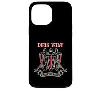 Deus Vult Templare Cavalieri Regno Di Gerusalemme Vintage Custodia per iPhone 13 Pro Max