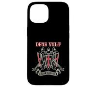 Deus Vult Templare Cavalieri Regno Di Gerusalemme Vintage Custodia per iPhone 15