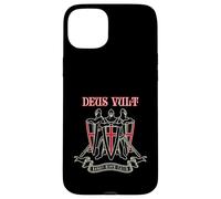 Deus Vult Templare Cavalieri Regno Di Gerusalemme Vintage Custodia per iPhone 15 Plus
