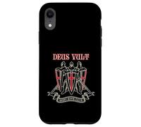 Deus Vult Templare Cavalieri Regno Di Gerusalemme Vintage Custodia per iPhone XR
