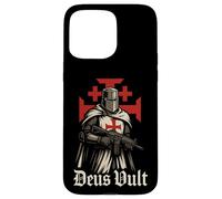 Deus Vult Templari Knight - Soldato di Cristo Custodia per iPhone 15 Pro Max