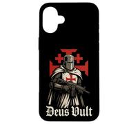 Deus Vult Templari Knight - Soldato di Cristo Custodia per iPhone 16 Plus