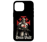 Deus Vult Templari Knight - Soldato di Cristo Custodia per iPhone 16 Pro Max