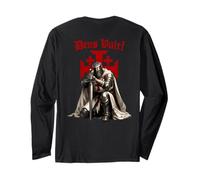 Deus Vult - Temple Cights - Croce Gerusalemme Maglia a Manica