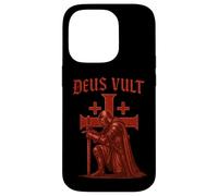 Deus Vult - Warrior of Christ - Gerusalem Cross Custodia per iPhone 14 Pro