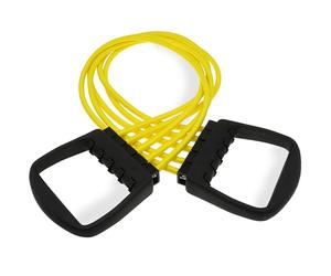Deuser Expander Original with Handles, Made in Germany for Over 50 Years, Made of Natural Latex, for Strength Training, Fitness, Sports, Pull-Ups, Yoga