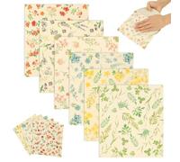 Deuson 6 strofinacci svedesi, Swedish Dishcloth, panni in spugna riutilizzabili, mix multicolore, assorbenti d'acqua, per cucina, piani di lavoro e lavastoviglie (stile 2)