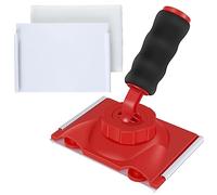 Deuson Paint Edge Trimmer Plastic Trim Paint Edger Adjustable Wall Corner Pad Painter with Rotatable Handle And 2 Sponge Brushes Ceiling Hand Painting Brush for Wall Ceiling Door