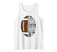 Deuteronomio 31:6 Versetto Bibbia Cristiana Calcio Canotta