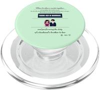 Deuteronomio Capitolo 25 Versetto 5, Nuova versione standard rivista PopSockets PopGrip per MagSafe