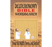 DEUTERONOMY BIBLE WORDSEARCH: Biblical Word Searches with Easy to Read Print about Bible Topics, Books of the Bible, Bible Characters, and More | 6x9 ... and Traveling fun, Holidays, and Free Time.