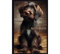Deutsch Drahthaar Notizbuch, Buch: Das perfekte Geschenk für Liebhaber & Fans, Buch mit Hundemotiv Liniert: Tagebuch, Journal, Taschenbuch, Hunde ... Women, Accessoires, Drahthaarwelpe,Schild