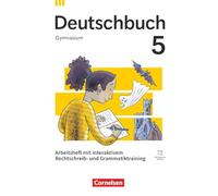 Deutschbuch Gymnasium 5. Schuljahr - Zu allen Ausgaben 2026 - Arbeitsheft mit interaktivem Rechtschreib-/Grammatiktraining: Mit Lösungen und digitalen Medien online