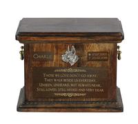 Deutsche Alano, Cane, Exclusive Urna da Legno, Tipo 1, Art Dog